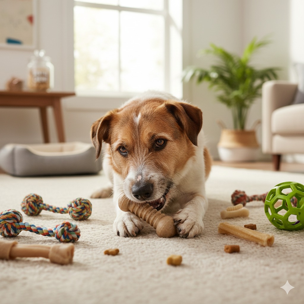 Kemirme Oyuncakları ile Köpeklerde Diş Sağlığını Destekleme