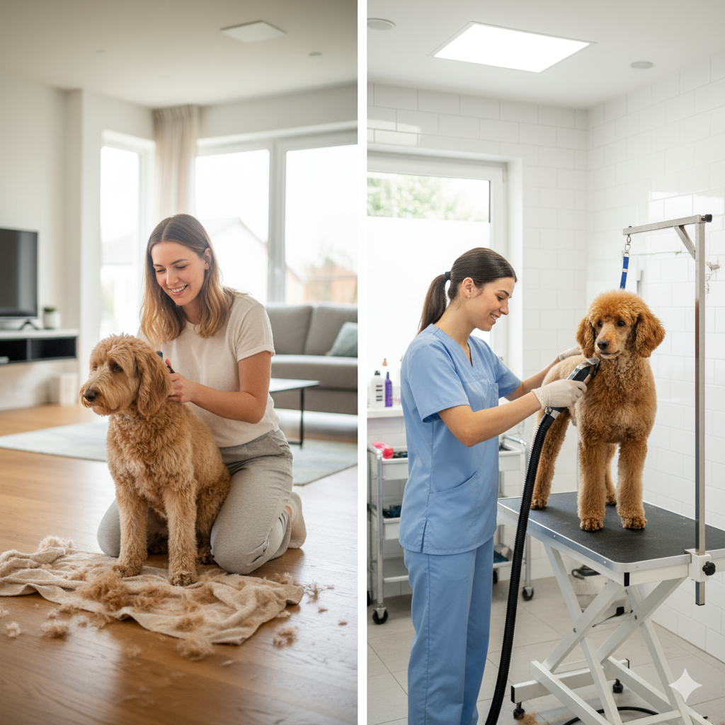 Evde mi Kliniğe Gelerek mi? Köpek Tıraşı İçin Doğru Tercih